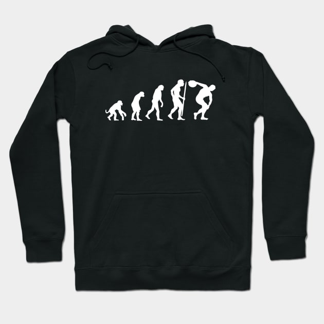 Evolution discus throw Discobolus discus thrower Hoodie by LaundryFactory